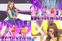 ‘인기가요’ 헬로비너스, ‘위글위글’ 과감한 핫팬츠 각선미 과시
