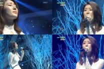 ‘뮤직뱅크’ 나비, 흔들림없는 완벽한 가창력 ‘한강 앞에서’