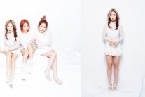 상큼한 표정의 순백의 소녀들…걸그룹 에이코어 재킷 눈길