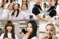 씨엘씨, 데뷔곡’ 페페’ 첫방송 대기실 인증샷…’방송국에 뜬 요정’