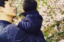 유지태, 아들 수인이와 행복한 한때