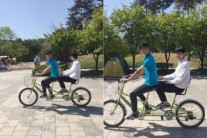 박유천, 커플 자전거 인증샷 공개..’훈훈한 비주얼’