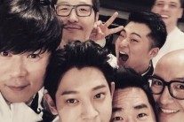 ‘냉장고’ 정준영, 홍석천-최현석-샘킴-이원일 등 단체 인증샷 화제