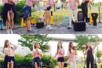 씨엘씨, 한강으로 모여라!…깜짝 버스킹에 ‘시선 집중’