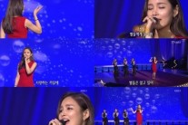 ‘가요무대’ 조정민, 섹시한 무대 연출…’별들에게 물어봐’