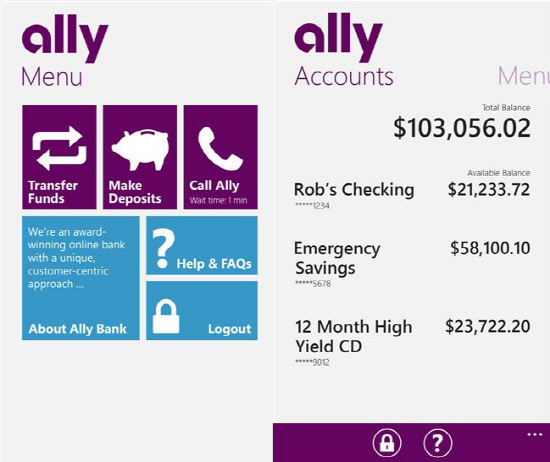 Ally-Banking-Windows-Phone-app