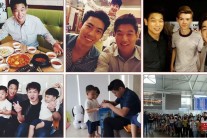 ‘메이즈 러너2’ 이기홍, 삼둥이부터 아이돌까지 깜짝 만남…‘남다른 친화력’