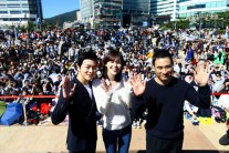 [20th 부산국제영화제] 조정석·이하나·배성우 ‘특종’ 팀, 부산 후끈 달궜다