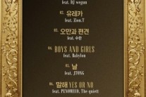 블락비 지코, ‘갤러리’ 트랙리스트 공개…화려한 피처링 ‘눈길’