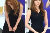 침묵하던 윤은혜, 기자들 앞에서 처음으로 사과했지만…