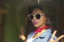 [포토] 조정민 ‘응답하라 1988? 센스 있는 청청 패션’