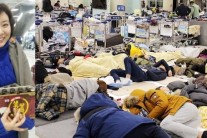 제주도민 방송인 허수경, 제주공항 승객들에 쌍화탕 1000병 제공