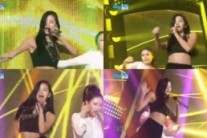 ‘음악중심’ 출연 안다…검정 탱크탑 섹시한 무대