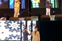 두스타, 리더 진해성의 고향 부산에서 팬 위한 미니 콘서트
