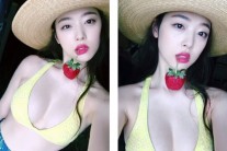 설리, “수영” 핑계 대며 비키니 뽐내