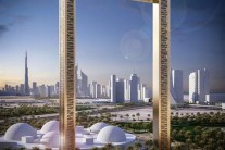[포토뉴스] 두바이 새명물 탄생…내년 1월 액자모양 전망대 오픈