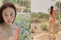 한혜진 “비키니 사진 불편? 보지 마세요” SNS 일침