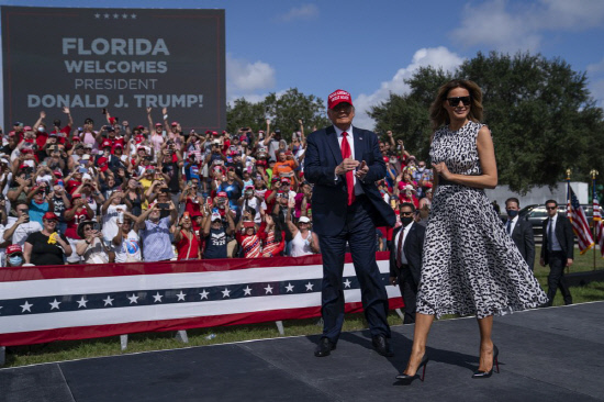 Melania Trump arrive