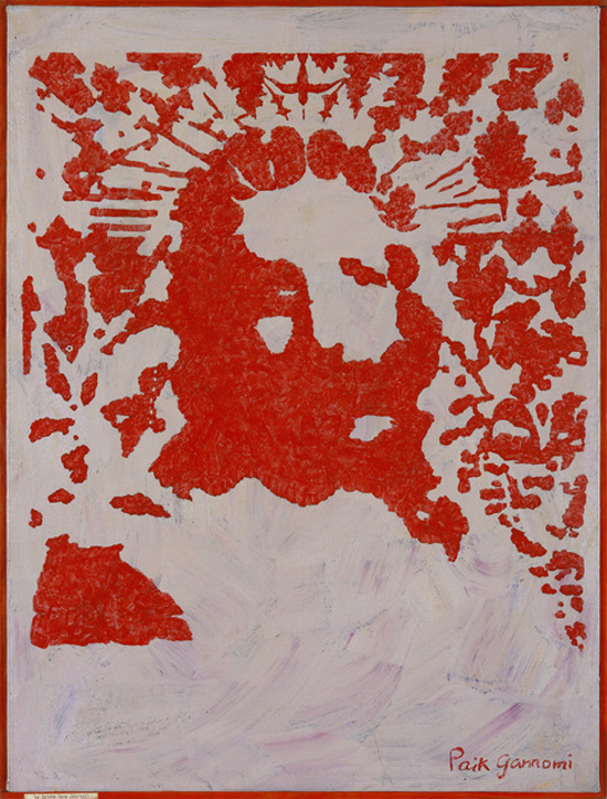 Christ in Red Series I 74 x 56 Oil on Canvas, 1986 New York