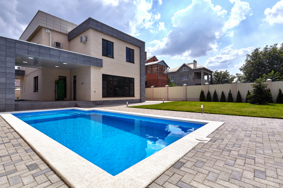 house with pool