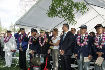 한국전 참전용사 기념비서 첫 6·25 기념식…75주년 행사 가져