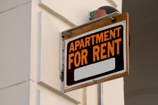 apartment for rent sign