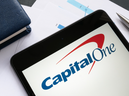 KYIV, UKRAINE - October 21, 2021. Capital One