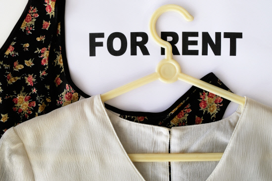 Women's blouses on the words FOR RENT