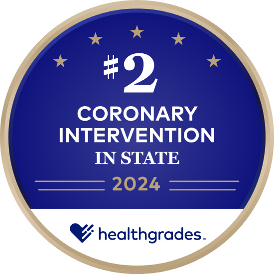 Healthgrades No. 2 Coronary Intervention in CA