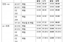 일광절약제 따라 10일부터 항공편 시간 변경