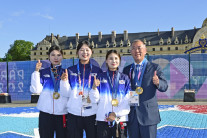 “회장님, 축구협회 맡아주세요”…‘양궁 10연패 신화’, 찬사 쏟아진 정의선에 축구팬들 ‘호소’