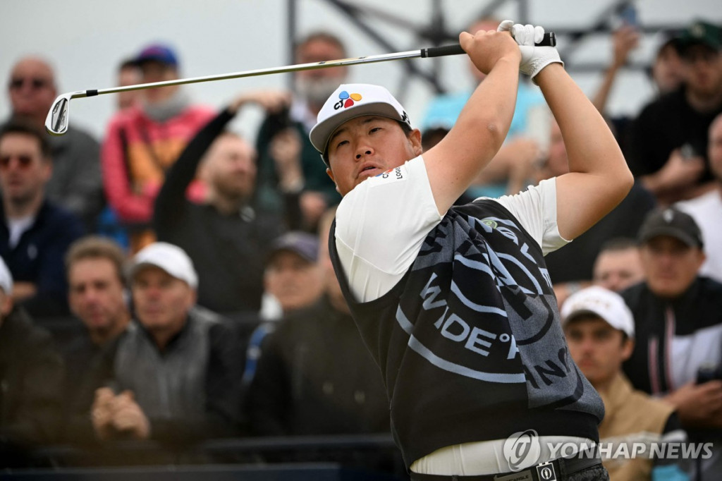 임성재의 3라운드 경기 모습[AFP=연합]