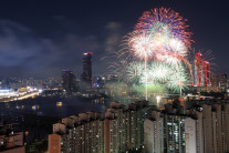 100만 인파 몰린 불꽃축제