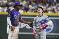 김혜성, 연속 경기 안타…비디오 판독 끝에 첫 2루타 작성 실패