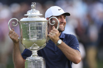 스코티 셰플러 PGA 챔피언십 5타 차 우승..김시우는 공동 8위