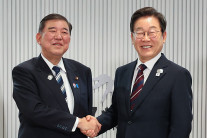 이 대통령 “일본은 동반자” 일본 총리 “전쟁 반성”…한일협력 탄력 받나