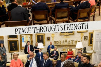 “숨막힐 정도로 모욕적” 백악관 사진에 유럽 ‘발칵’…“말썽피운 학생들 혼내나”