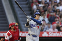 오타니 3경기 연속 홈런으로 43호…슈와버와 NL 홈런 공동선두