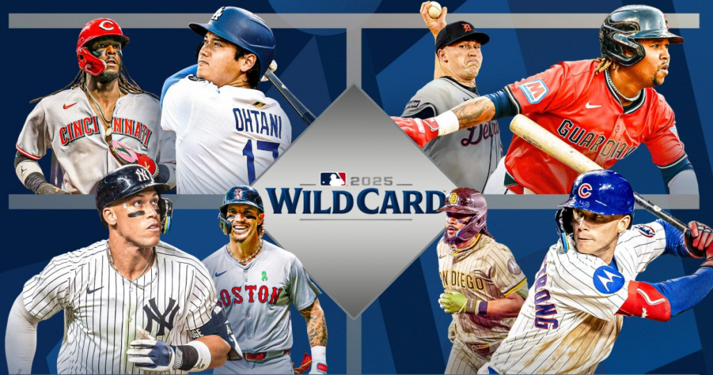 MLB 플레이오프 첫 무대인 와일드카드 맞대결 팀간의 핵심선수 이미지[MLB.COM]