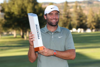 라이더컵 워밍업이라더니…셰플러, 가을 시리즈 우승컵도 쟁취