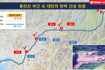 북한 ‘한반도판 베를린 장벽’ 구축…방벽 위성사진 첫 공개