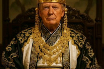 “한국인들 영리해”…‘신라금관’ 쓴 트럼프 밈 폭발적 확산