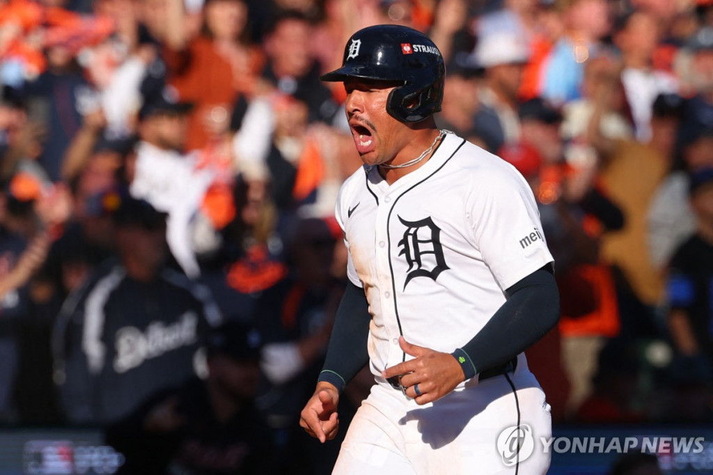 디트로이트 타이거스의 한국계 선수 저마이 존스[AFP=연합]