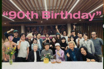 ‘신부전증 투병’ 신 구 배우, 구순 잔치 “사랑합니다”