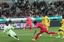 ‘이태석 헤더골’ 홍명보호, 가나 평가전 1-0 승