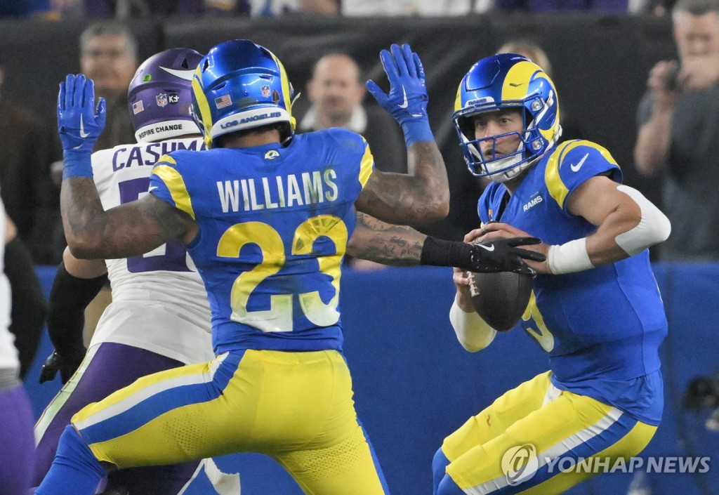 슈퍼볼 우승 후보로 꼽히는 로스앤젤레스 램스[UPI=연합]