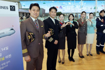 [헤럴드포토] 아시아나항공, 인천국제공항 제2여객터미널 운항 개시