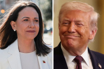 베네수 마차도, 트럼프에 노벨평화상 ‘진품 메달’ 줬다[1일1트]