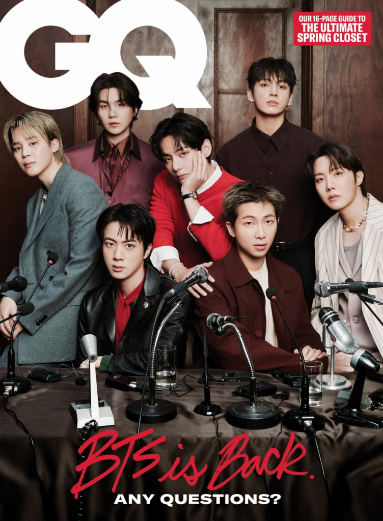 그룹 방탄소년단(BTS) GQ 화보[GQ 제공]