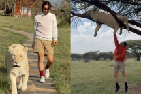 “약에 취한 사자와 인증샷?”…노홍철, ‘학대’ 논란에 직접 ‘해명’